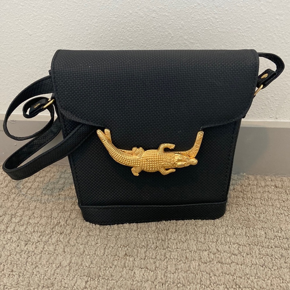 Vintage Tango Creations Shoulder Purse with gold plated Alligator clasp